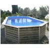 Piscine en bois - WATERCLIP - Siayan - Rectangulaire - 730x430x129cm
