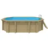 PISCINE RAINUREE LANGUETTE OCTO. EMEO SWIMWOOD EMEO 541x 350 x 131 cm ...