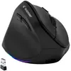 Bluestork Souris Ergonomique Sans Fil - - Ergo Lumi - 6 Boutons - Rétroéclairée - Noir