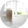 Miroir rond blanc Fading - Eno Studio