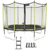 Kangui - Trampoline de jardin 365 cm + filet de sécurité + échelle + k...