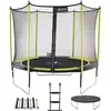Kangui - Trampoline de jardin 305 cm + filet de sécurité + échelle + b...