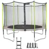 Kangui - Trampoline de jardin 365 cm + filet de sécurité + échelle + k...