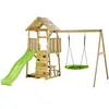 Kangui Kangui Aire De Jeux Portique En Bois Woodi - Double Balançoire ...