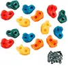 Lot de 15 Pierres d'escalade - KANGUI - Pour Enfant - Extérieur - Blan...