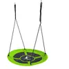 KANGUI Balançoire ronde nid d'oiseau rond ø100cm - vert - charge 150kg maxi