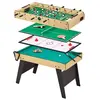 Table multi jeux 4 en 1 pour toute la famille Baby foot Billard Ping P...