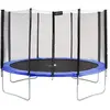 KANGUI Trampoline rond Bleu Ø360cm avec filet de protection