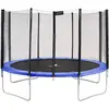 KANGUI Trampoline rond Bleu Ø430cm avec filet de protection