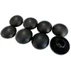 Kangui - Lot de 8 capuchons de poteaux noir 25mm pour trampoline