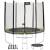 Trampoline rond Ø250cm avec filet, échelle, kit d'ancrage et bâche de protection ralli 250 - Kangui