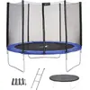 KANGUI Trampoline rond Bleu Ø250cm avec filet, échelle ,bâche et kit ancrage