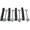 Kangui Kit ancrage au sol 4 sardines de fixation et sangles Adaptable Universel
