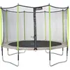 Kangui Trampoline de jardin 426 cm + filet de sécurité JUMPI Taupe/Vert 430