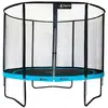 KANGUI Trampoline de jardin rond 305 cm + filet de sécurité PUNCHI Bleu 300