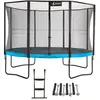 Kangui Trampoline de jardin rond 430 cm + filet de sécurité + échelle ...