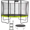 Kangui Trampoline de jardin 365 cm + filet de sécurité + échelle + bâc...