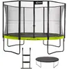 Kangui Trampoline de jardin rond 430 cm + filet de sécurité + échelle ...