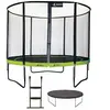 Kangui Trampoline de jardin rond 305 cm + filet de sécurité + échelle ...