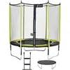 Kangui Trampoline de jardin 244 cm + filet de sécurité + échelle + bâc...