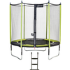 Kangui Trampoline de jardin 244 cm + filet de sécurité + échelle JUMPI...
