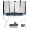 KANGUI Trampoline rond RALLI 300 - Avec filet, échelle, bâche de prote...