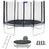 KANGUI Trampoline rond RALLI 360 - Avec filet, échelle, bâche de prote...