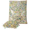 Confettis multicolores dépoussiérés, 450 grammes