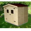 Foresta Abri de jardin 5,04m² en bois - Toiture en plaques ondulées