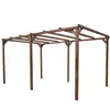 Habrita - pergola sans plancher  14,80 m² bois traité - th 3050 TU