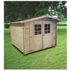 Abri de jardin bois 3x3m épaisseur 28mm