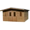 Habrita - abri de jardin 15.14m² brun doré - tha4030.02t TU