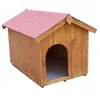 Niche pour chien en bois 0,96 m² avec toit bitumé et plancher Habrita
