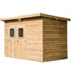 HABRITA Abri THEORA en bois massif sans plancher, toit mono pente 6,78 m²