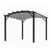 HABRITA Pergola Structure Mixte 11,22 M2 - Toile Couleur Grise