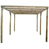 Habrita - carport autoclavé  14.99 m2 bois - car 3051a2 TU