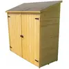 HABRITA Abri mural bois grand volume avec rangement, Foresta