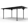 HABRITA Carport Aluminium - Toit plat - Anthracite - 14,7 m² - SOMERSET  