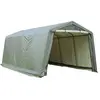 Habrita - abri de jardin en toile  18.60 m2 vert/blanc - at 3061 TU