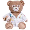 Pioupiou et Merveilles Peluche Ours Vétérinaire - Docteur Gaston - 40 cm