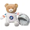 Pioupiou et Merveilles Peluche Ours Astronaute- Gaston Astronaute - 40 Cm Blanc