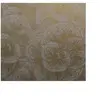 Papier Lokta 50 x 70 cm 150 g/m² Fleurs dorées sur Crème