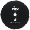 VITO Lame de coupe débroussailleuse - 80 dents - diam 255mm Alesage 25...