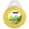 VITO Fil nylon rond pour débroussailleuse - longueur 15m - diamètre 2.4mm