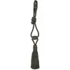 SECODIR SINGLE - Embrasse pour rideau à pompon Coloris - Gris anthracite