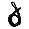 Secodir - durban - Embrasse rideau textile cordon Coloris - Noir