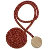 SECODIR Embrasse rideau textile magnétique sans perçage - Terracotta