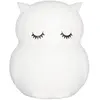 Veilleuse Hibou - Ulysse - Grande - Silicone - 3 Modes - 8 Couleurs Blanc