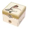 Trousselier Coffret à Bijoux Musical - Gaumont - Ballerina - Rose - Bois - 13x10x10 cm