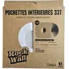Pochettes vinyle Rock on wall Sous-pochette papier 33T doublée (lot de...